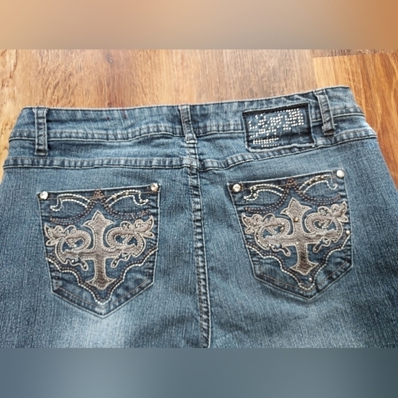One Song Jeans size 12 embellished - Picture 8 of 15
